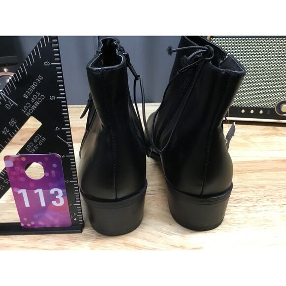 Worthington Brookdale 053-0341 Ankle Boots Women's US 9.5M Black Pointed Toe - Picture 3 of 8